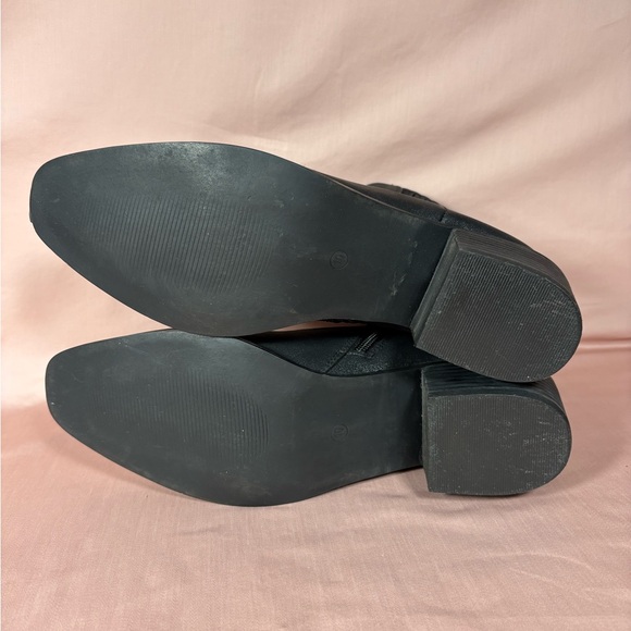 Boutique by Corkys Starboard Black Metallic Ankle Boots - Size 10 - Picture 10 of 11